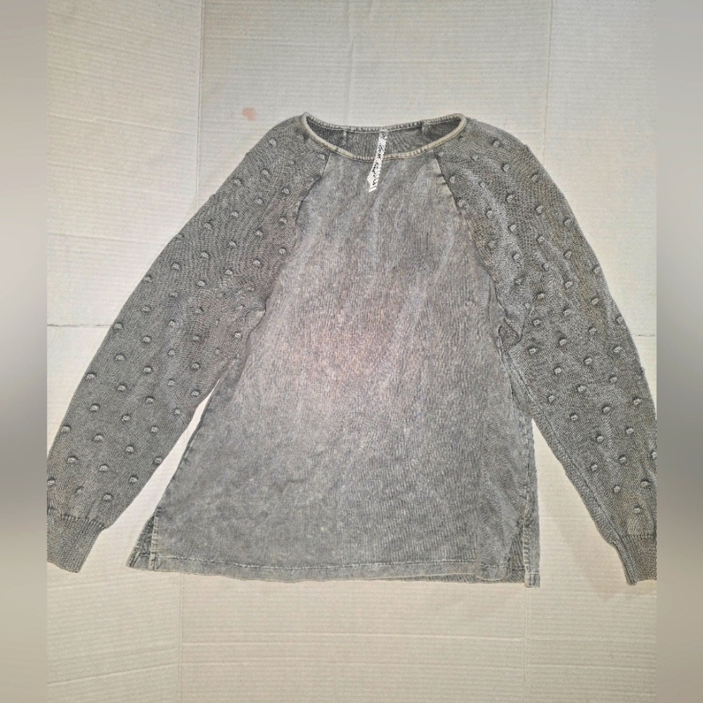 Textured Long Sleeve Top